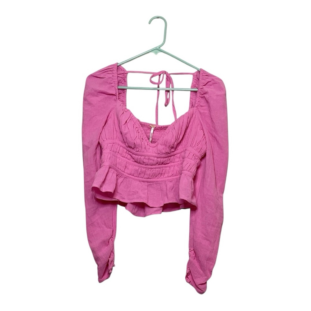 Women’s NWT Free People Chloe Smocked top, size medium